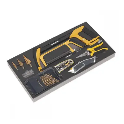 Sealey S01133 Tool Tray With Cutting & Drilling Set 28Pc