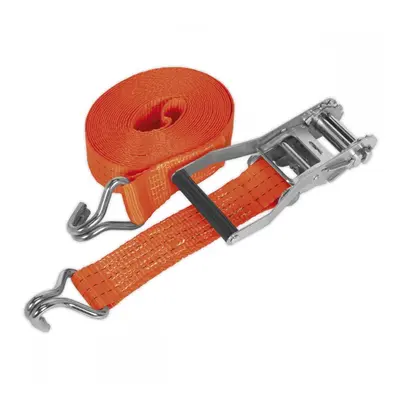 Sealey TD3006J Ratchet Strap 50Mm X 6M Polyester Webbing 3000Kg Breaking Strength