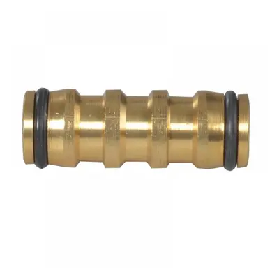 Faithfull SB3008 Brass 2-Way Hose Coupling 12.5Mm (1/2In)