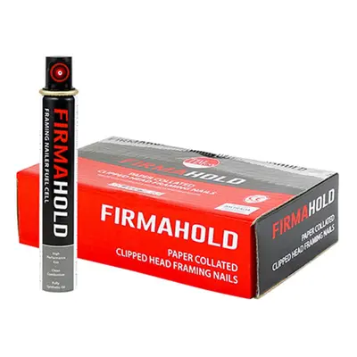 Timco CFGR90G Firmahold Collated Clipped Head Nails & Fuel Cells - Retail Pack - Plain Shank - F