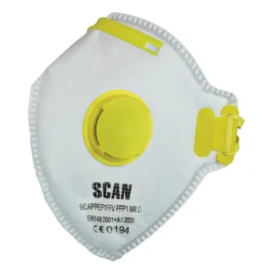 Scan DTC3X-FD-3 Fold Flat Valved Disposable Mask Ffp1 (Pack Of 3)