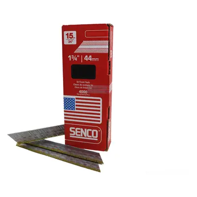 Senco DA19AIA 15-Gauge Da Finish Nail Galv. High Tensile Steel 45Mm Box 4000