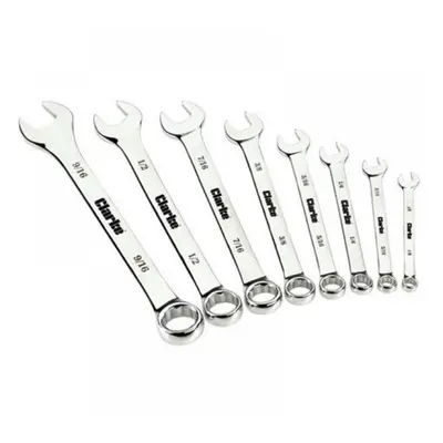 Clarke 1801817 Cht817 8 Piece Whitworth Combination Spanner Set