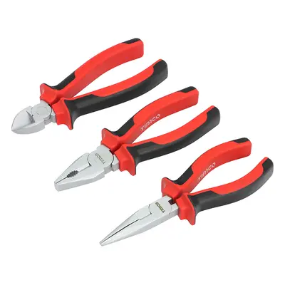 Timco 468173 General Purpose Pliers Set 3Pcs Backing Card 3