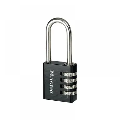 Master Lock 7640EURDBLKLH Black Finish 40Mm 4-Digit Combination Padlock - 51Mm Shackle