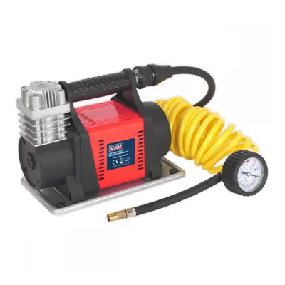 Sealey MAC05 Tyre Inflator/Mini Air Compressor 12V Heavy-Duty