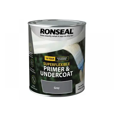 Ronseal 36467 Superflexible Primer & Undercoat Grey 750Ml