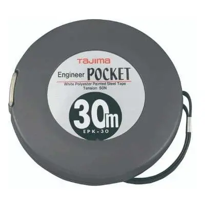 Tajima TAEPK30MW Long Steel Engineer Pocket Tape Measure 30M X 10Mm