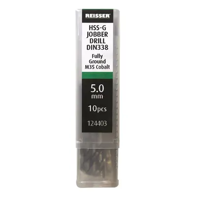 Reisser 124409 Hss Cobalt Din338 Jobber Drill (Tube Of 10Pcs) 6.8Mm