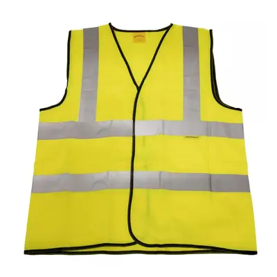 Sealey 9804L Hi-Vis Waistcoat (Site And Road Use) Yellow - Large