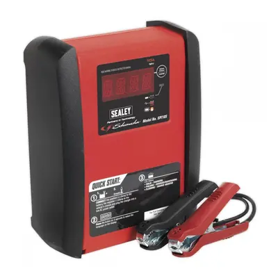 Sealey SPI10S Schumacher® Intelligent Speed Charge Battery Charger/Maintainer 10A 12V