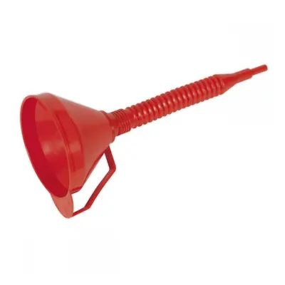 Sealey F16F Funnel With Flexible Spout & Filter Medium Ø160Mm