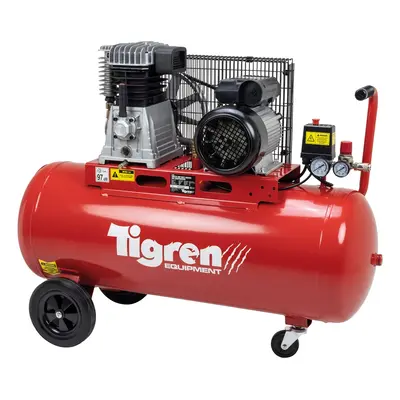 Tigren 04396 100Ltr 3Hp Belt-Driven Compressor