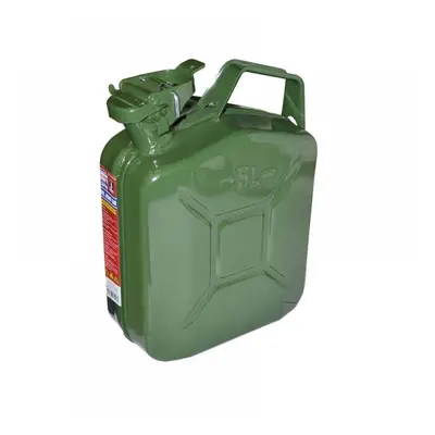 Faithfull Green Steel Jerry Can 5 Litre