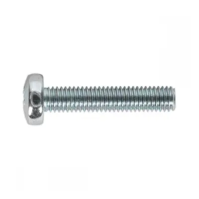 Sealey MSP525 Machine Screw M5 X 25Mm Pan Head Pozi Zinc Pack Of 50