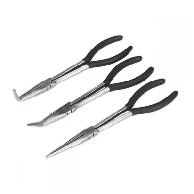 Sealey S0433 Needle Nose Pliers Set 3Pc 275Mm