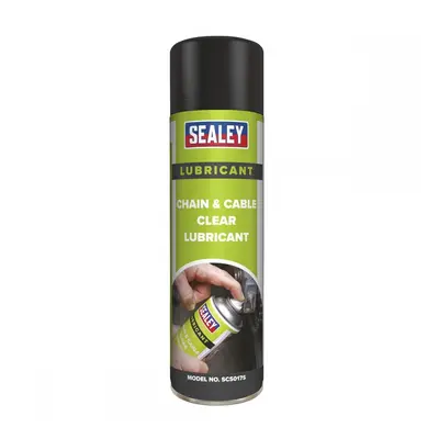 Sealey SCS017S Chain & Cable Clear Lubricant 500Ml