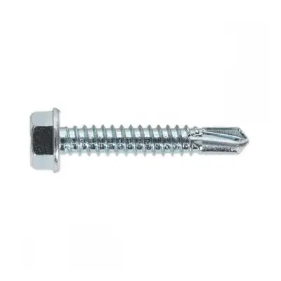 Sealey SDHX6338 Self-Drilling Screw 6.3 X 38Mm Hex Head Zinc Pack Of 100