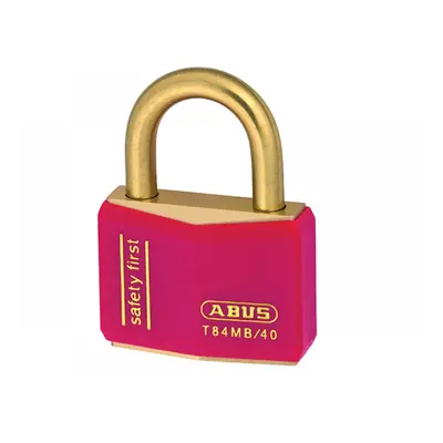 Abus Mechanical 45405 T84Mb/40Mm Red Rustproof Padlock Keyed Alike 8404