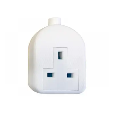 Smj RTS1GW White Trailing Extension Socket 13A 1-Gang