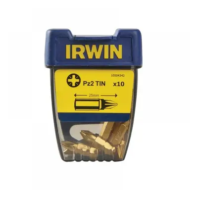 Irwin® 10504342 Screwdriver Bits Pozidriv Pz2 25Mm Titanium (Pack 10)