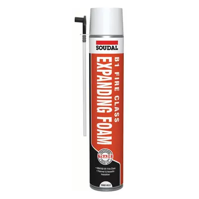 Soudal B1 Fire & Acoustic Expanding Foam - Hand Held Blue 750Ml canister 6