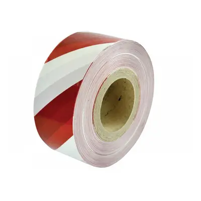 Faithfull 002570250RWTB Heavy-Duty Barrier Tape Red & White 70Mm X 250M