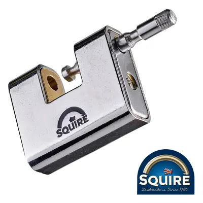 Squire SQR701014 Armoured Brass Block Lock - Aswl2 80Mm Blister Pack 1