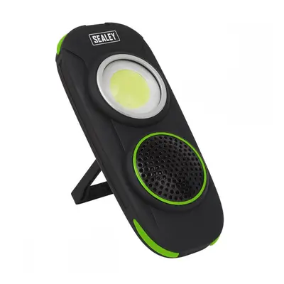 Sealey LED50WS Rechargeable Torch With Wireless Speaker 10W Cob Led