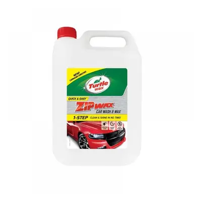 Turtle Wax 52824 Zip Wax Car Wash & Wax 5 Litre