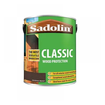 Sadolin 5028467 Classic Wood Protection Jacobean Walnut 5 Litre