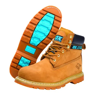 Ox Tools OX-S242508 Ox Honey Nubuck Safety Boot - Size 8 EA