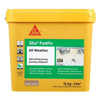 Sika Fastfix All Weather Dark Buff 15Kg