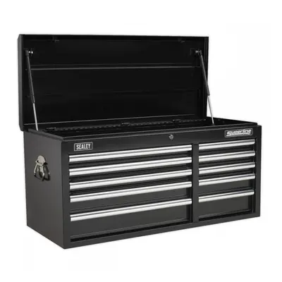 Sealey AP41110B Topchest 10 Drawer With Ball-Bearing Slides Heavy-Duty - Black