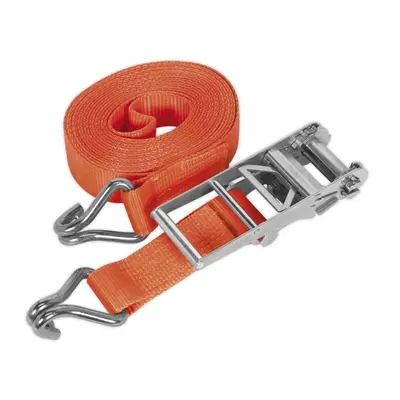 Sealey TD10008J Ratchet Strap 75Mm X 8M Polyester Webbing 10000Kg Breaking Strength