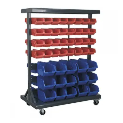 Sealey TPS94 Mobile Bin Storage System With 94 Bins