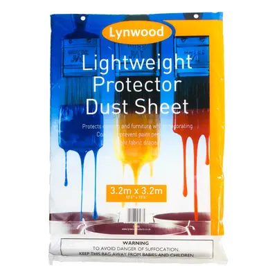 Lynwood Sh400 Lightweight Protector Dust Sheet 3.2 X 3.2M