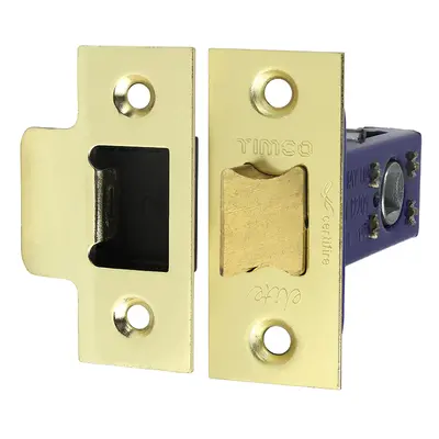 Timco 675264 Architectural Tubular Latch - Electro Brass & Satin Nickel 64Mm Plain Bag 1