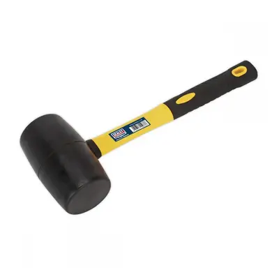 Sealey RMB200 Rubber Mallet 2Lb With Fibreglass Shaft