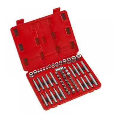 Clarke 1700564 Pro164 56 Piece 3/8 & Drive Torx-Star / Spline Socket & Bit Set