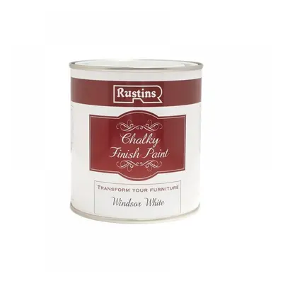 Rustins CHAPW500 Chalky Finish Paint Windsor White 500Ml