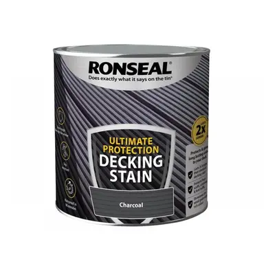 Ronseal 39108 Ultimate Protection Decking Stain Charcoal 2.5 Litre