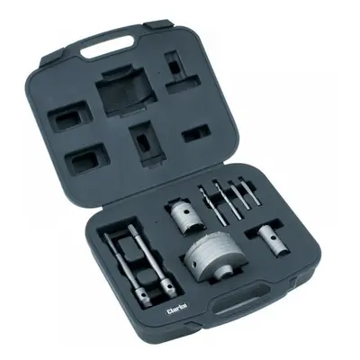 Clarke 1801600 Cht600 9 Piece Tct Core Drill Bit Set