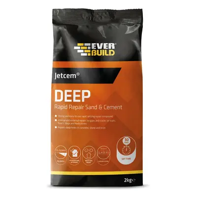 Everbuild Jetcem Deep Rapid Repair Sand&Cement 2Kg 2Kg