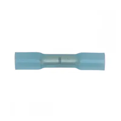 Sealey BTSB100 Heat Shrink Butt Connector Terminal Ø5.8Mm Blue Pack Of 100