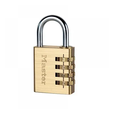 Master Lock 604EURD Brass Finish 40Mm 4-Digit Combination Padlock