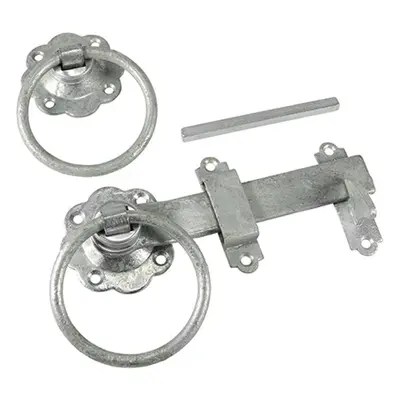 Timco RGL6GB Ring Gate Latch - Plain - Hot Dipped Galvanised 6in Plain Bag 1