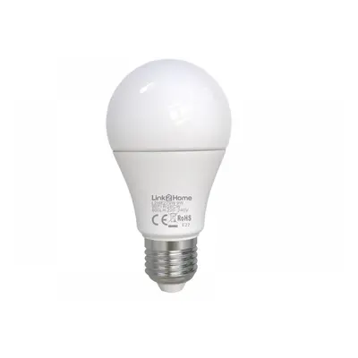 Link2Home L2HE279W Wi-Fi Led Es (E27) Opal Gls Dimmable Bulb White + Rgb 800 Lm 9W