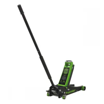 Sealey 3040AG Trolley Jack 3 Tonne Low Profile Rocket Lift Green