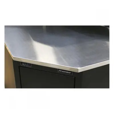 Sealey APMS19 Stainless Steel Corner Worktop 930Mm